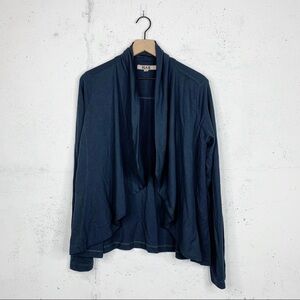 Flax Drape Front Cardigan Waterfall Cardigan Sweater Size Small